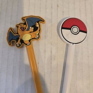 Two! 2016 POKEMON CHARIZARD NINTENDO 3DS STYLUS PEN EXCELLENT PREOWNED CONDITION